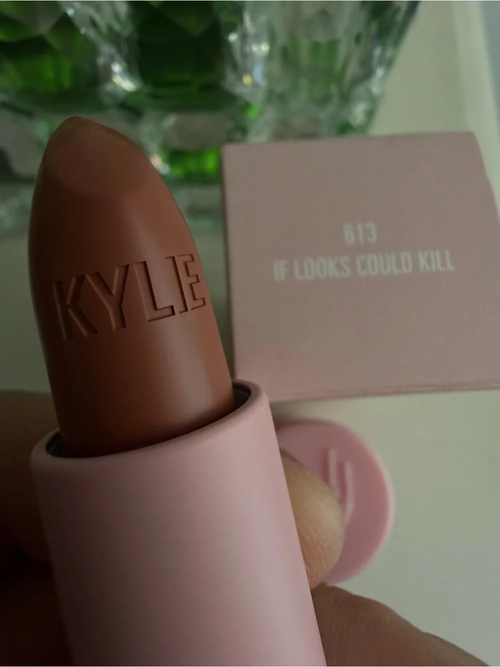 Kylie Jenner Crème Lipstick 613 If Looks Could Kill Nude Brown Women Makeup